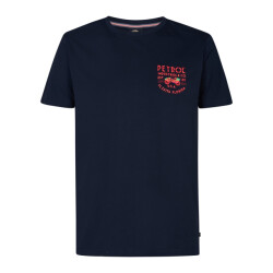 Petrol Industries Men t-shirt ss classic print navy