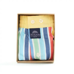 Mc Alson Striped muticoour yeow muti stripe