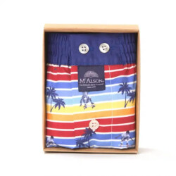 Mc Alson Multicoloured red palmtree
