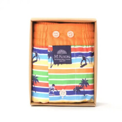 Mc Alson Ulticoloured orange paltree ulti stripe
