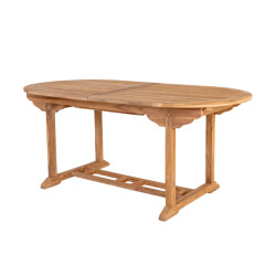 Artichok Seff teakhouten uitschuifbare tuin tafel naturel 180 tot 240 x 90 cm