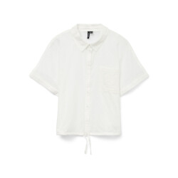 Vero Moda vmvica ss wide short top wvn 10327507 snow white