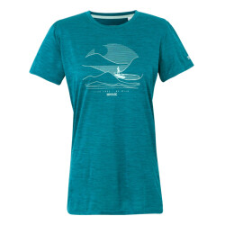 Regatta Dames fingal ix live free be wild marl t-shirt