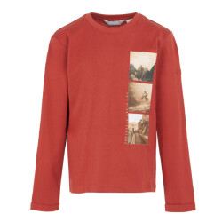 Regatta Kinderen/kinderen wenbie iii foto split t-shirt met lange mouwen