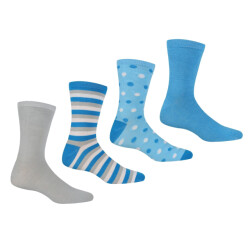 Regatta Dames lifestyle enkel sokken set (pak van 4)