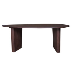Home67 Eettafel rudo 240 x 110 cm espresso mangohout