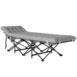 4goodz Veldbed campingbed met matras tot 150 kg gebruikersgewicht