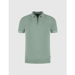 Saint Steve Siem 221148 silver green heren polo