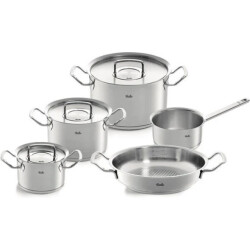 Fissler Original profi collection 5 delig steelpan hapjespan rvs deksels