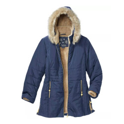 Atlas for Women Dames bont capuchon gewatteerde jas