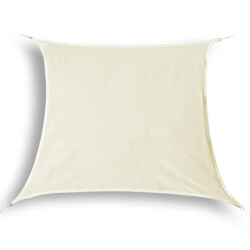 Hanse® Schaduwdoek vierkant waterafstotend 3,6x3,6 m zonnedoek