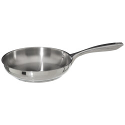 4goodz Pfas vrij dubbelwandige rvs koekenpan 24 cm doorsnede ook inductie