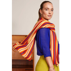 King Louie 09679 foulard giverny true red sjaal