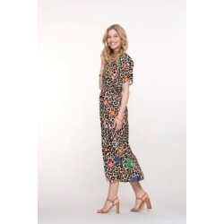 Geisha 57348-20 720 dress sand/green/blue