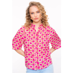 Geisha 53459-20 010 blouse off-white fuchsia