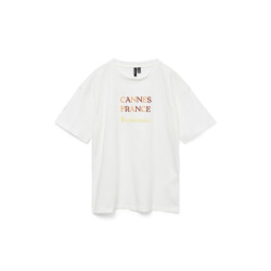 Vero Moda Vmsara mia ss top box jrs spe ga off-white