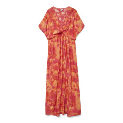 Vero Moda Vmciana ss v-neck ankle dress wvn l dessin