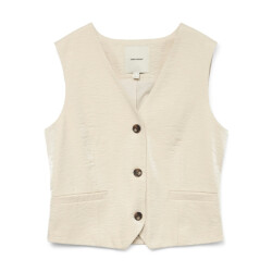 Vero Moda Vmliana sl shiny waistcoat beige