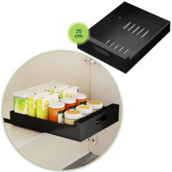 Xivada Keukenkast organizer schuiflade aluminium 35 cm -