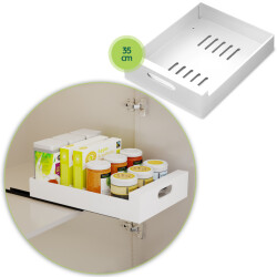 Xivada Keukenkast organizer schuiflade aluminium 35 cm -