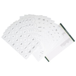 Xivada Stickers kruidenpotjes kruiden labels nederlands -
