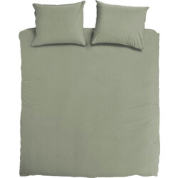 DoubleDry Dekbedovertrek 100% percal katoen eenpersoons 140x200/220 cm + 1