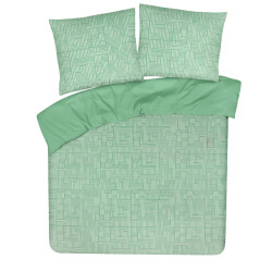DoubleDry Dekbedovertrek my design 100% katoen tweepersoons 200x200 cm + 2
