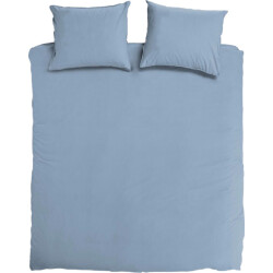 DoubleDry Dekbedovertrek 100% percal katoen eenpersoons 140x200/220 cm + 1