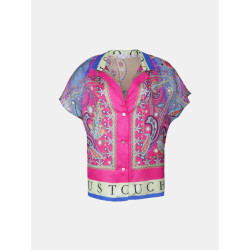 Mucho Gusto ® blouse giuliani kleurrijk paisley patchwork