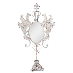 Clayre & Eef Tafelspiegel 37x14x68 cm metaal glas