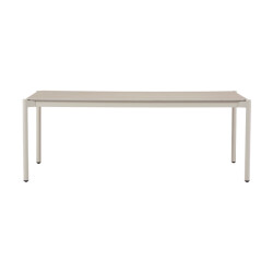 Lisomme Joey aluminium tuintafel met stenen blad 200 x 100 cm
