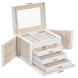 CaliCosy Juweeldoos met 4 niveaus en organizers h16,5 cm