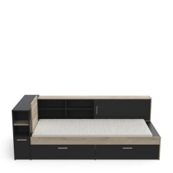 CaliCosy Bed met opbergruimte in 90x190/200 cm l119,2 cm