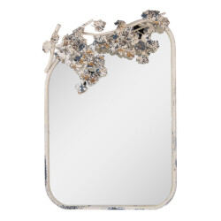 Clayre & Eef Spiegel 58x12x89 cm metaal glas