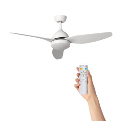 Cool Breeze Plafondventilator aksel met verlichting Ø107cm 6 snelheden afstandsbediening -