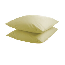 DoubleDry Kussensloop 2 stuks 100% natuurlijk katoen 2x 60x70 licht