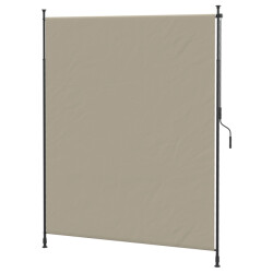 4goodz Outsunny verticale zonwering verticale luifel 200x305 cm zand