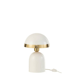J-Line Lamp goud boord metaal blinkend