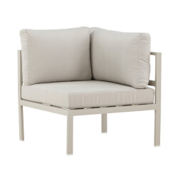 Nest Outdoor Glen aluminium modulair tuin hoekelement 74 x 65 cm