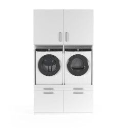 Wasophoogte Wasmachine kast venice – pure