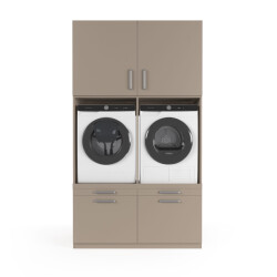 Wasophoogte Wasmachine kast venice – perle