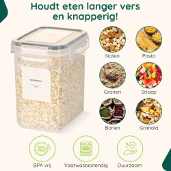 Xivada Voorraadpotten nena - met stickers 16 stuks