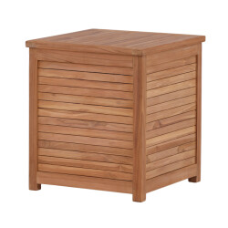 Nest Outdoor Dave teakhouten tuinkussen opbergkist naturel 53 x 60 cm