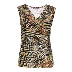 Geisha 52450-60 puck top cross over jersey aop
