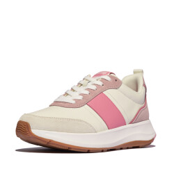 FitFlop F-mode flow sneaker leather & suede mix