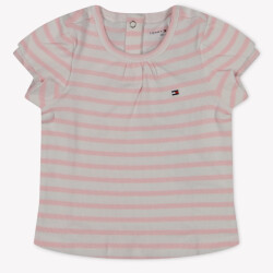 Tommy Hilfiger Baby meisjes t-shirt in wit