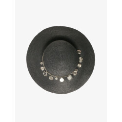 Guess Dames hoed coins fedora zwart
