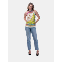 Mucho Gusto ® top burano tropisch illustratief print