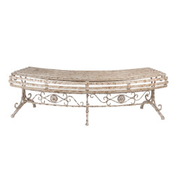 Clayre & Eef Tuinbank 157x55x48 cm metaal