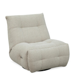 Label51 Fauteuil relax & recharge naturel boucle